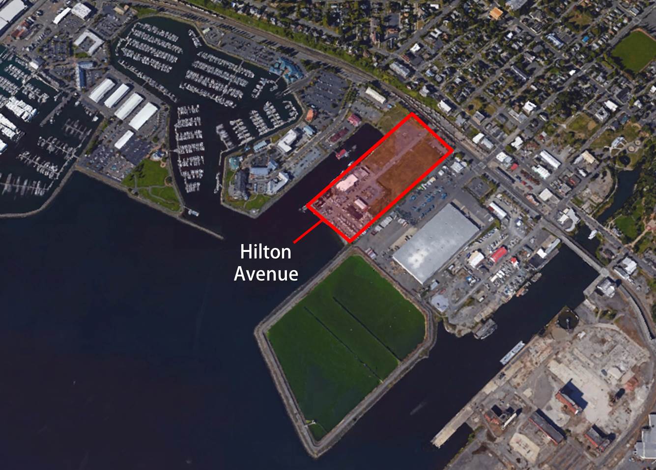 Hilton Avenue Map
